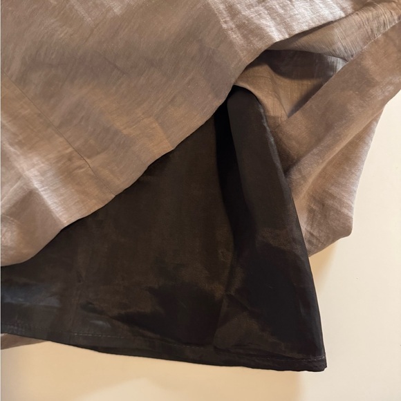 Zara Basic Elegant Ruffled One Shoulder Dress with Lining Size Large - Picture 7 of 7